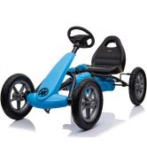 Детский карт M 4120-4 синий, надувные колеса