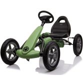 Детский карт M 4120-5 зеленый, надувные колеса
