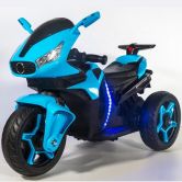 Детский мотоцикл M 3965 EL-4, EVA колеса, синий