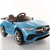 Детский электромобиль T-7650 EVA BLUE Mercedes, синий
