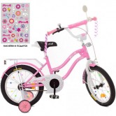 Детский велосипед PROF1 16д. XD1691, Star, розовый