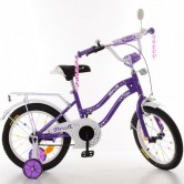 Детский велосипед PROF1 16д. XD1693, Star, фиолетовый