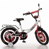 Велосипед детский PROF1 18д. XD1845 Original boy, бело-красный