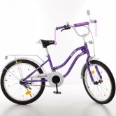 Велосипед детский PROF1 20д. XD2093, Star, фиолетовый