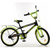 Велосипед детский PROF1 20д. SY2051 Inspirer, черно-салатовый