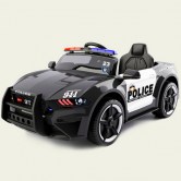 Детский электромобиль C2007 Полиция, кожаное сиденье