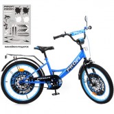 Детский велосипед PROF1 20д. Y2044-1, Original boy, сине-черный