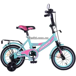 Велосипед детский 12'' 211204, Like2bike Sky, бирюзовый