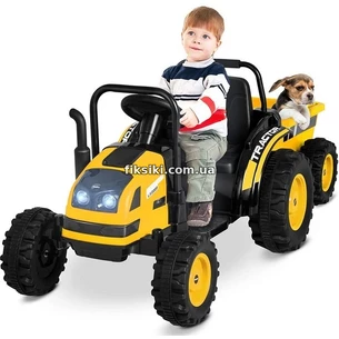 Детский электромобиль трактор M 4419 EBLR-6, с прицепом
