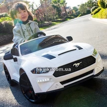 Детский электромобиль M 4789 EBLR-1 Ford Mustang, кожаное сиденье