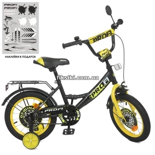 Велосипед детский PROF1 14д. Y1443 Original boy, черный