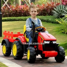 Детский электромобиль M 4619 ABLR-3 трактор, с прицепом