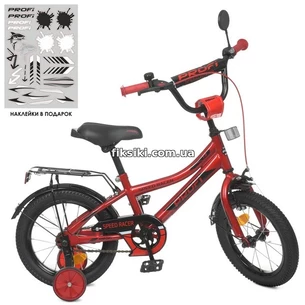 Велосипед детский PROF1 14д. Y14311 Speed racer, красный