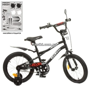 Велосипед детский PROF1 14д. Y14252 Urban, черный матовый