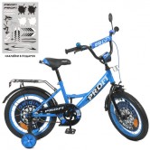 Велосипед детский PROF1 16д. Y1644-1, Original boy, сине-черный