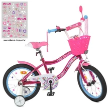 Велосипед детский PROF1 18д. Y18242 S-1 Unicorn, с корзинкой