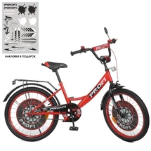 Велосипед детский PROF1 20д. Y2046-1, Original boy, красно-черный