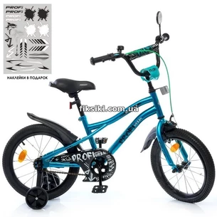 Велосипед детский PROF1 16д. Y16253 S-1, Urban, бирюзовый