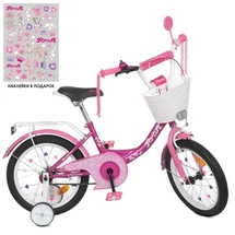 Велосипед детский PROF1 16д. Y1616-1K Princess, с корзинкой