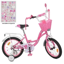 Велосипед детский PROF1 16д. Y1621-1K Butterfly, с корзинкой