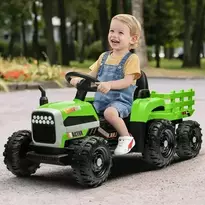 Детский электромобиль M 5733 EBLR-5 с прицепом, трактор