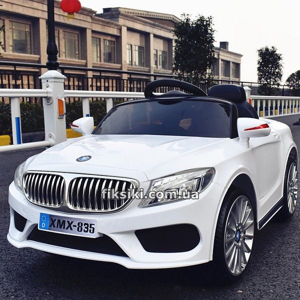 Кликните для увеличения изображения Купить Детский электромобиль M 3270 EBLR-1, BMW, мягкие колеса, белый