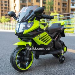 Купить Детский мотоцикл M 3582 EL-5, мягкое сиденье, зеленый