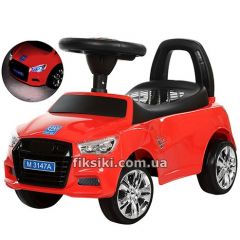 Детская каталка-толокар M 3147 A(MP3)-3, Audi, красная