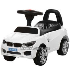 Купить Детская каталка-толокар M 3147 B(MP3)-1, BMW, белая