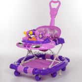 Детские ходунки M 3849-3 с качалкой, фиолетовые