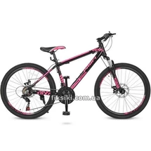 Велосипед 24д. G24YOUNG A24.4, черно-розовый