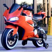 Детский мотоцикл M 4104 ELS-7 Ducati, автопокраска, оранжевый