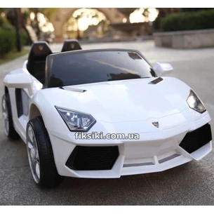 Детский электромобиль T-7645 EVA WHITE Lamborghini, белый