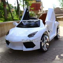 Детский электромобиль T-7645 EVA WHITE Lamborghini, белый купить