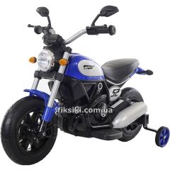 Детский мотоцикл T-7226 AIR WHEEL BLUE, надувные колеса