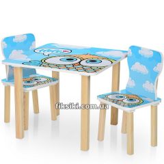 Купить Детский столик 506-60 со стульчиками, Сова