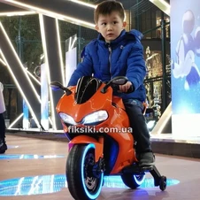 Детский мотоцикл M 4104 ELS-2 Ducati, автопокраска, черный фото 33