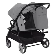 Коляска прогулочная CARRELLO Connect CRL-5502/1 Rock Gray, для двойни фото 13