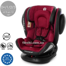 Автокресло ME 1045 Deep Red EVOLUTION 360º, красное