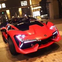 Детский электромобиль M 4115 EBLR-4 Lamborghini, EVA колеса, синий купить