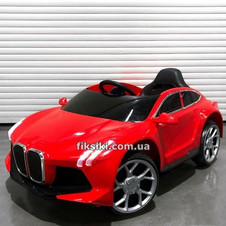 Детский электромобиль T-7649 EVA RED, BMW с мягкими колесами фото 33