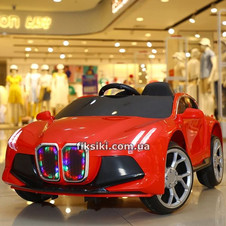 Детский электромобиль T-7649 EVA RED, BMW с мягкими колесами фото 44