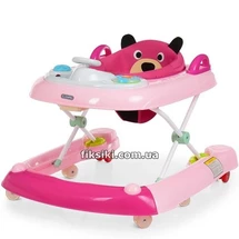 Детские ходунки ME 1055 BEAR Rose Pink, светло-розовые