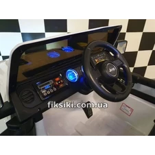 Детский электромобиль M 4176 EBLR-2 Jeep, мягкие колеса, черный фото 13