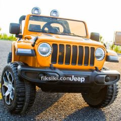 Купить Детский электромобиль M 4176 (MP4) EBLR-7 Jeep, с планшетом, оранжевый