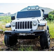 Детский электромобиль M 4176 (MP4) EBLR-1 Jeep, с планшетом, белый купить