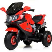Детский мотоцикл M 4189 AL-3, надувные колеса, красный