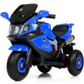 Детский мотоцикл M 4189 AL-4, надувные колеса, синий
