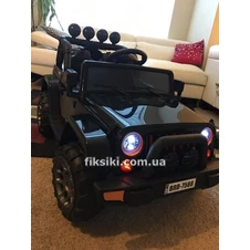 Детский электромобиль T-7842 EVA BLACK, мягкие колеса, черный фото 66