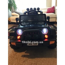 Детский электромобиль T-7842 EVA BLACK, мягкие колеса, черный фото 77